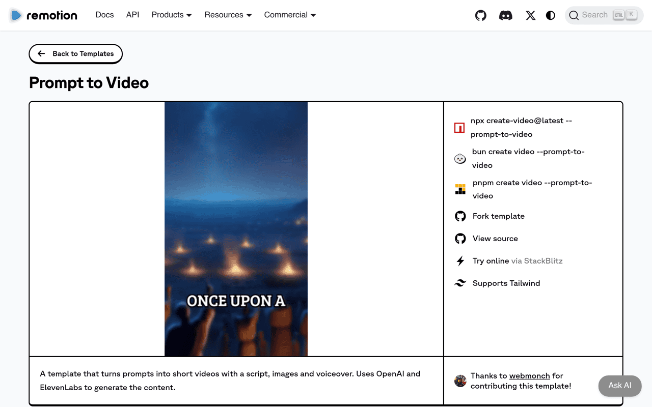 Prompt to Video